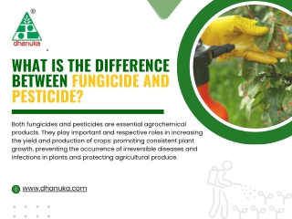 What is the difference between fungicide and pesticide | Dhanuka Agritech