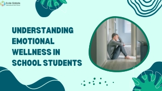 Emotional wellness is the foundation of a student’s overall growth. When students feel understood, supported, and emotio