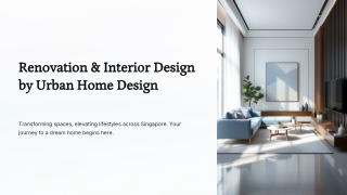 Modern Renovation and Interior Design Solutions for Stylish & Functional Homes