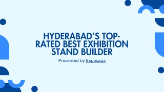 Hyderabad’s Top-Rated Best Exhibition Stand Builder