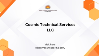 Professional Coring Company in Dubai – Cosmic Technical Service