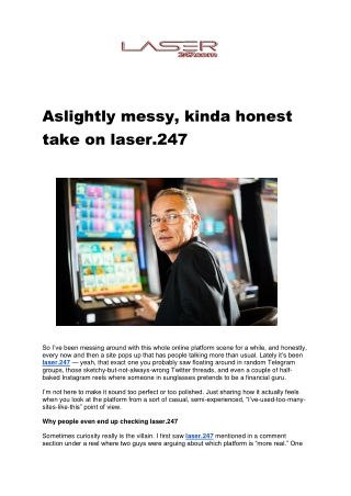 Laser247 – Official Login Page & User Dashboard