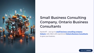 Ontario Business Consultants