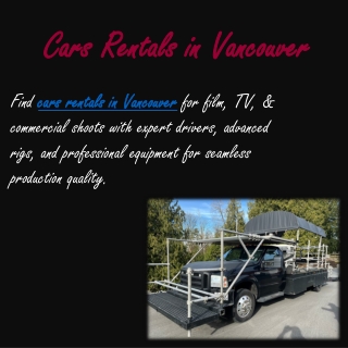 Cars Rentals in Vancouver