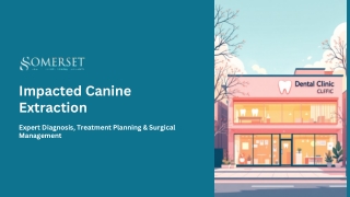 Impacted Canine Extraction Diagnosis, Treatment Planning & Surgical Management