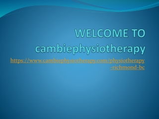 Effective Active Rehab in Richmond by Cambie Physiotherapy