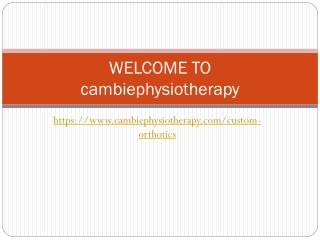Premium Custom Orthotics in Richmond and New Westminster – Cambie Physiotherapy