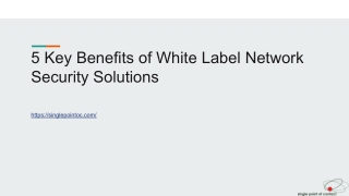5 Key Benefits of White Label Network Security Solutions
