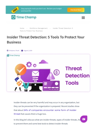 Insider Threat Detection: 5 Tools to Protect Your Business