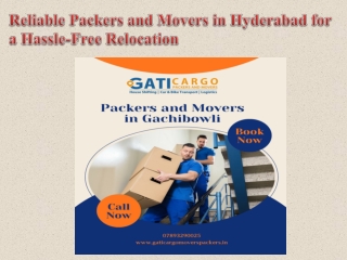Reliable Packers and Movers in Hyderabad for a Hassle-Free Relocation