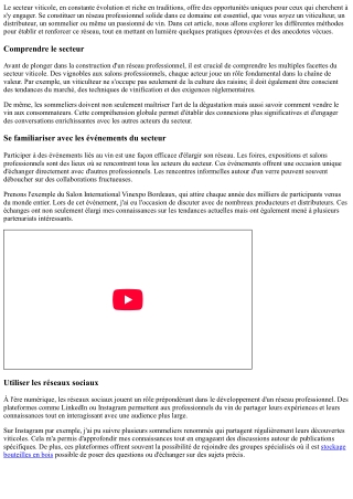 Établir son propre réseau professionnel autour du secteur viticole!