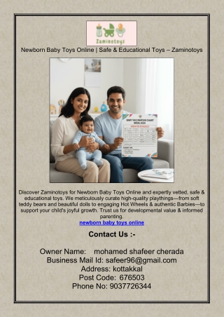 Newborn Baby Toys Online | Safe & Educational Toys – Zaminotoys