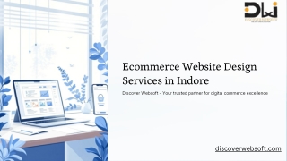 Ecommerce Website Design-Services in Indore - Discover Websoft