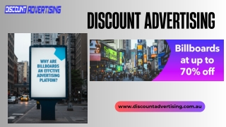 Billboard Advertising Discount