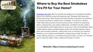 Where to Buy the Best Smokeless Fire Pit for Your Home