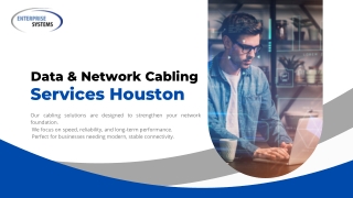 Professional Data & Network Cabling Houston