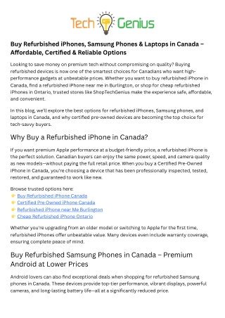Certified Pre Owned Iphone Canada