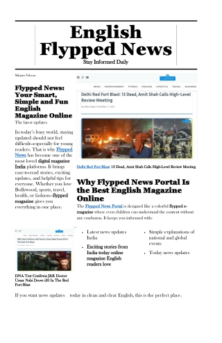 Discover Fresh Daily Updates at Flypped News