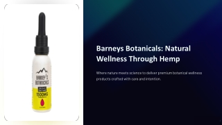 barneys botanicals