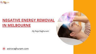 Negative Energy Removal in Melbourne