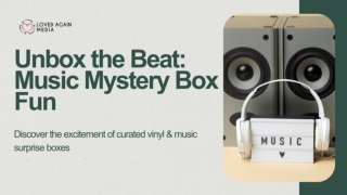 Unbox the Beat_ Music Mystery Box Fun Subtitle_ Discover the excitement of curated