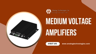 Medium voltage amplifiers (2)