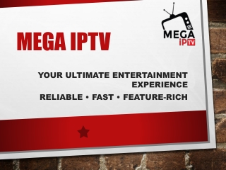 Mega IPTV – Premium Indian & Global IPTV Service