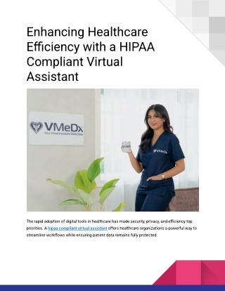 Enhancing Healthcare Efficiency with a HIPAA Compliant Virtual Assistant