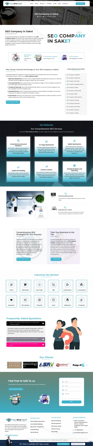 SEO Company in Saket