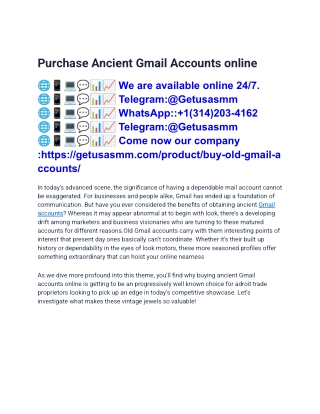Where to Buy Aged PVA Gmail Accounts_ - Copy