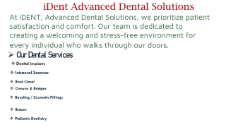 Where Whitefield Comes for Exceptional Dental Care