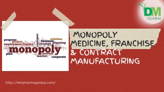 Exploring the Indian Pharma Landscape  Monopoly Medicine