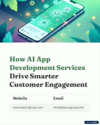 How AI App Development Services Drive Smarter Customer Engagement