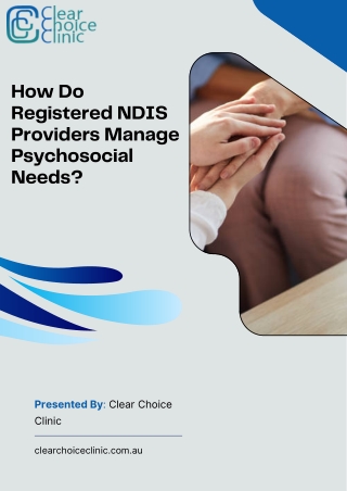How Do Registered NDIS Providers Manage Psychosocial Needs?