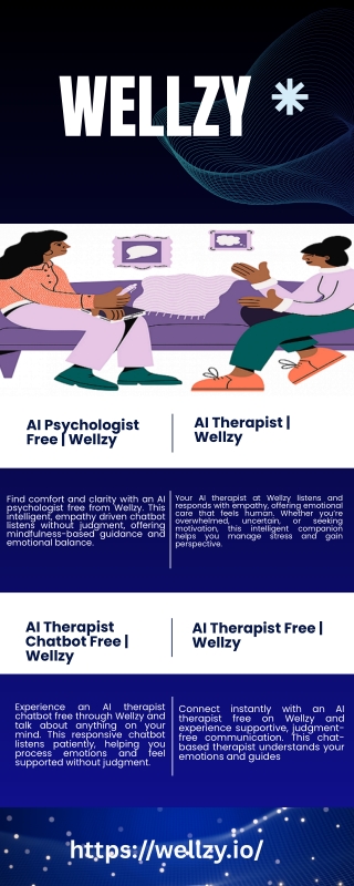 Blue and White Modern Industrial Technology Infographic