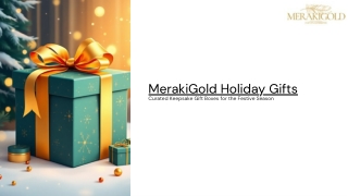MerakiGold Holiday Gifts – Curated Festive Gifting Made Simple