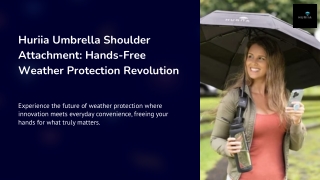 Hands-Free Umbrella Shoulder Attachment for Daily Plus Gears in Rain