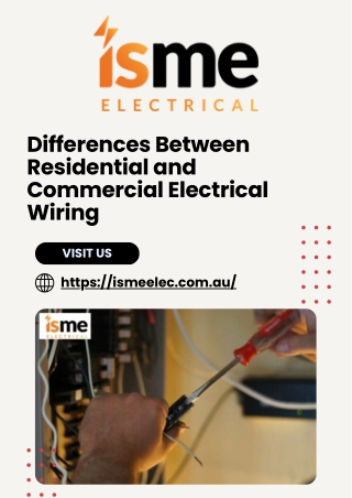 Differences Between Residential and Commercial Electrical Wiring