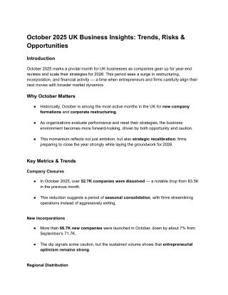 October 2025 UK Business Insights_ Trends, Risks & Opportunities