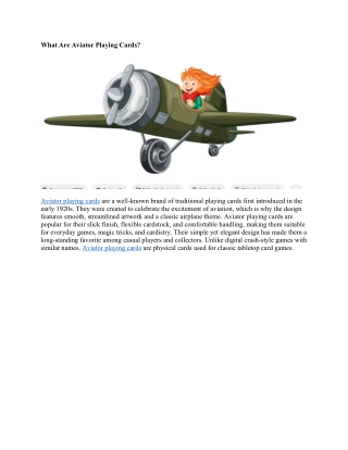 Aviator Game Free Experience Aviator Playing Cards Online