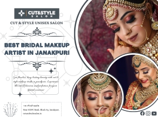 Cut & Style Bridal Makeup – Your Dream Bridal Look in Janakpuri