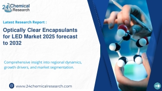Optically Clear Encapsulants for LED Market 2025 forecast to 2032