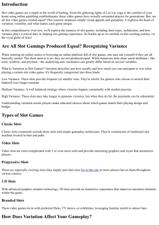 Are All Port Gamings Created Equal? Understanding Difference