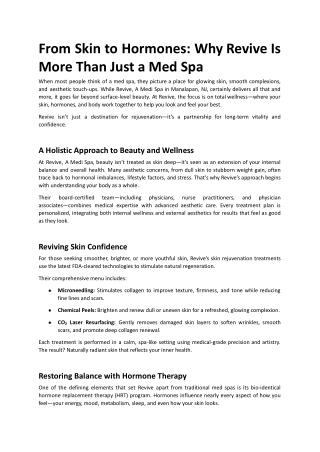From Skin to Hormones Why Revive Is More Than Just a Med Spa.docx