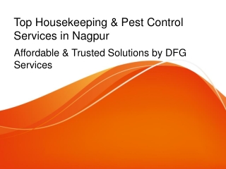 Housekeeping-Pestcontrol-Nagpur