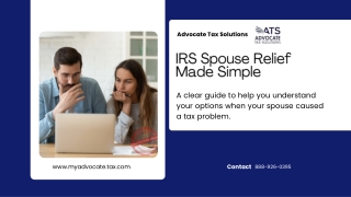 A Simple Guide to IRS Spouse Relief: Protecting Yourself from a Partner’s Tax