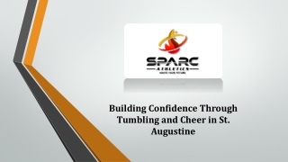 Building Confidence Through Tumbling and Cheer in St Augustine