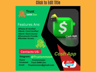 Buy Verified Cash App Accounts