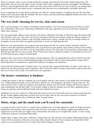 Waxing Technician Toolkit: Must-Have Supplies for Beginners