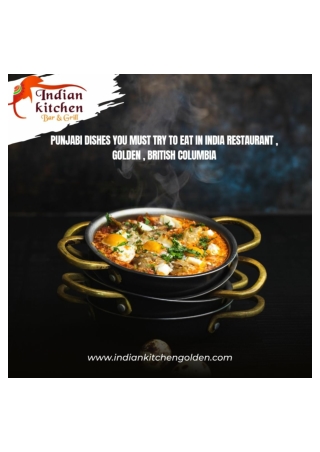 Best authentic Punjabi dishes you must try in Indian kitchen restaurant